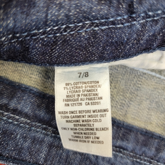 Aeropostale Sz 7/8 Distressed Jean Shorts - Picture 5 of 6